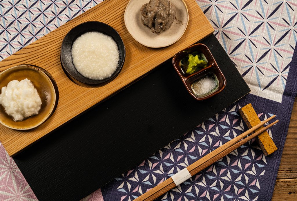 三種とろろ食べ比べ
